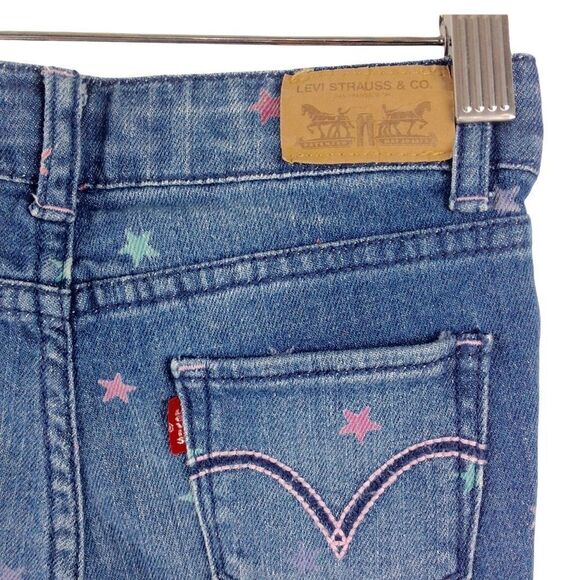Levi's Skinny Star Print Skinny Jeans Size 4 - Picture 5 of 5